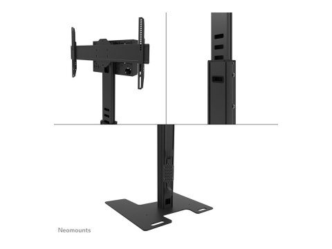 Neomounts MOVE Up FL45S-825BL1 TV floor stand - 37-75" - max 70 kg - manual h 104-157 cm - VESA 100x100-600x400 - lockable (excl