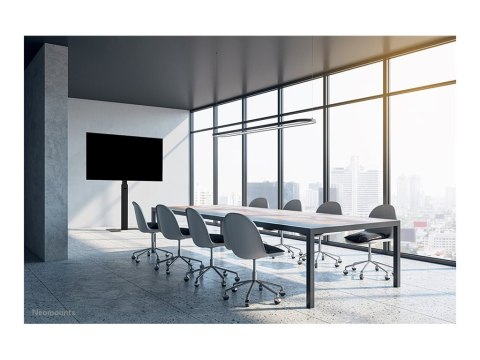 Neomounts MOVE Up FL45S-825BL1 TV floor stand - 37-75" - max 70 kg - manual h 104-157 cm - VESA 100x100-600x400 - lockable (excl