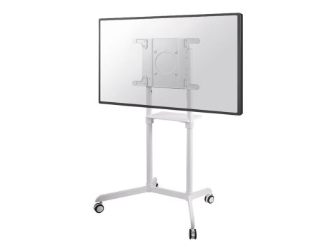 Neomounts NS-M1250WHITE TV trolley - 37-70" - max 70 kg - VESA 200x200-600x400 - 90° rotatable - incl. hardware shelf - white