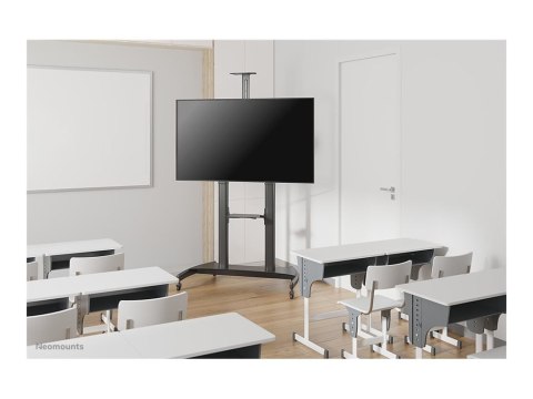 Neomounts PLASMA-M1950E TV trolley - 60-100" - max 100 kg - manual h 134-166 cm - VESA 200x200-1000x600 - incl. cam/hardware she