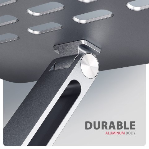 Podstawka AXAGON HMC-STND dla laptopów 10"-16" i huba USB 5Gbps, 3x USB-A, HDMI 4K/60Hz, RJ-45 | AXAGON