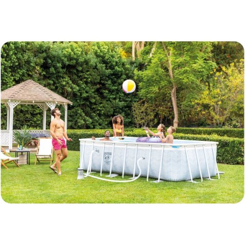 Basen ogrodowy stelażowy 400 x 200 x 100 cm zestaw 18w1 INTEX 26780