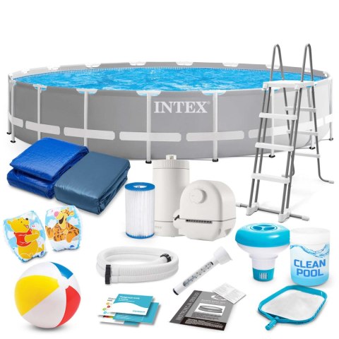 Basen ogrodowy stelażowy 549 x 122 cm 18w1 INTEX 26732