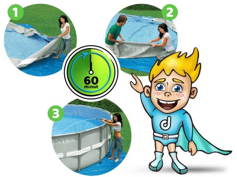 Basen ogrodowy stelażowy 549 x 122 cm 6w1 INTEX 26732