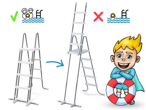 Basen ogrodowy stelażowy 549 x 122 cm 6w1 INTEX 26732