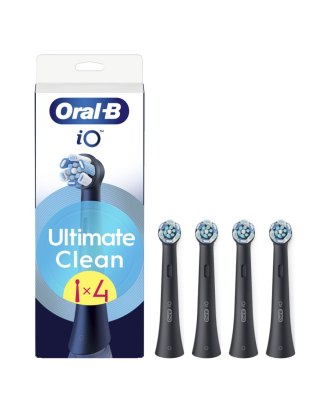 Oral-B Replaceable toothbrush heads | iO UltimateClean | Heads | For adults | Number of brush heads included 4 | Black