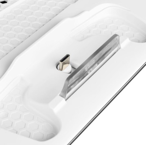 Stacjonarna stacja wielofunkcyjna dla PlayStation 5 (Slim) z wentylatorami i ładowaniem dla dwóch kontrolerów DualSense | FIXPS5