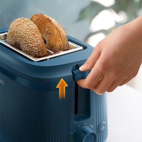 Toster Philips serii 3000 HD2511/70, 8 ustawień, 2-gniazdowy, podgrzewacz do bułek | Philips