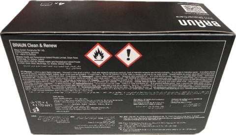 Braun | Wkłady 4-pak | Clean and Renew CCR4 3+1
