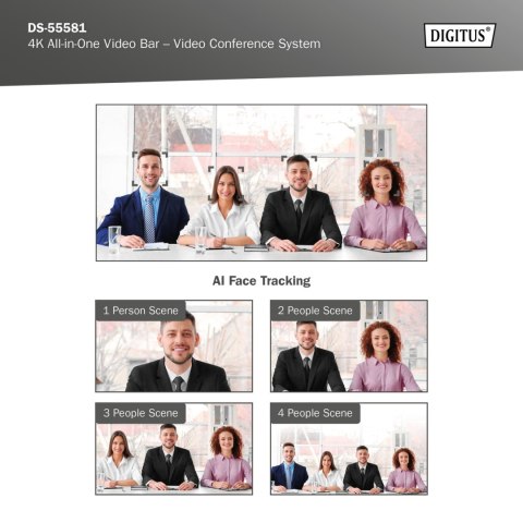 4K All-in-One Video Bar - system wideokonferencyjny | DS-55581