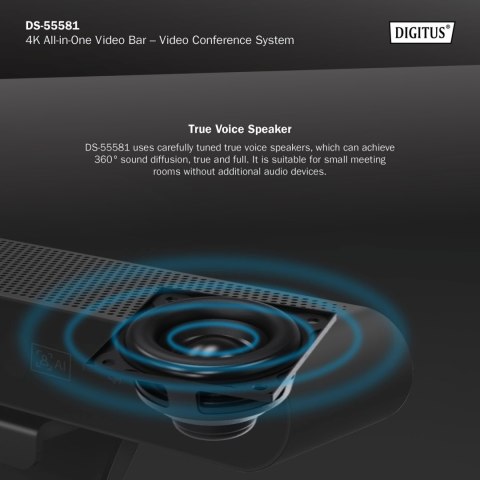4K All-in-One Video Bar - system wideokonferencyjny | DS-55581