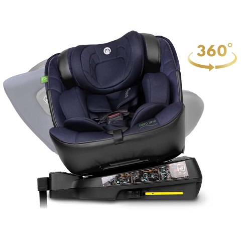 Fotelik samochodowy Nukido Aero Line czarno-granatowy 0-36 kg ISOFIX Fotelik samochodowy Nukido Aero Line czarno-granatowy 0-36 kg ISOFIX