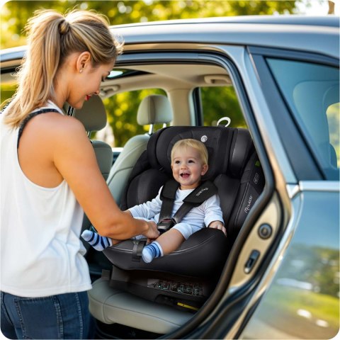 Fotelik samochodowy Nukido Aero Line czarny 0-36 kg ISOFIX Fotelik samochodowy Nukido Aero Line czarny 0-36 kg ISOFIX