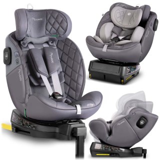 Fotelik samochodowy Nukido Prestige Line szary 0-36 kg ISOFIX