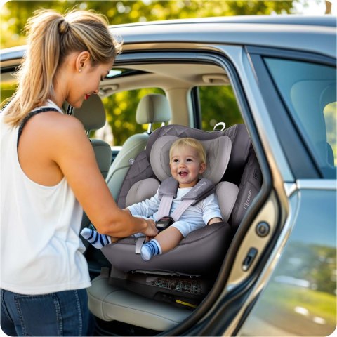 Fotelik samochodowy Nukido Prestige Line szary 0-36 kg ISOFIX Fotelik samochodowy Nukido Prestige Line szary 0-36 kg ISOFIX