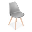 Krzesło zestaw krzeseł do salonu jadalni z poduszką ModernHome