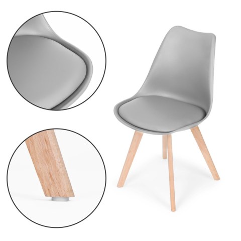 Krzesło zestaw krzeseł do salonu jadalni z poduszką ModernHome Krzesło zestaw krzeseł do salonu jadalni z poduszką ModernHome