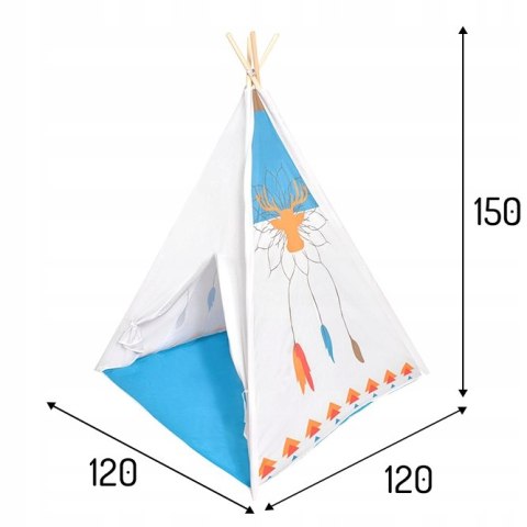 Namiot namiocik tipi wigwam domek dla dzieci ECOTOYS Namiot namiocik tipi wigwam domek dla dzieci ECOTOYS