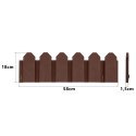 Obrzeże ogrodowe Plonos 240 cm PL-960 brązowe