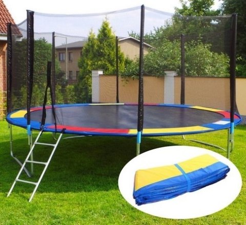 Osłona sprężyn do trampoliny 10 ft miekka mata zabezpieczająca 305-312 cm kolorowa Osłona sprężyn do trampoliny 10 ft miekka mata zabezpieczająca 305-312 cm kolorowa
