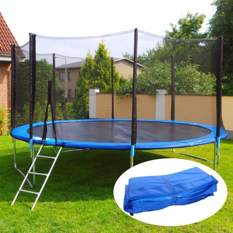Osłona sprężyn do trampoliny 10 ft miękka mata zabezpieczająca 305-312 cm niebieska Osłona sprężyn do trampoliny 10 ft miękka mata zabezpieczająca 305-312 cm niebieska