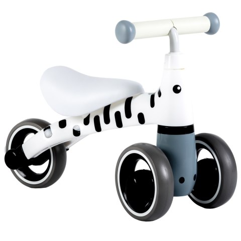 Rowerek biegowy dla dzieci bezpieczna konstrukcja koła EVA "Zebra" ECOTOYS Rowerek biegowy dla dzieci bezpieczna konstrukcja koła EVA "Zebra" ECOTOYS