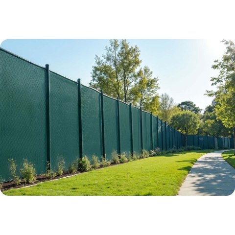 Siatka cieniująca 1,5x25m 140g/m2 + 50 zacisków zielona Siatka cieniująca 1,5x25m 140g/m2 + 50 zacisków zielona
