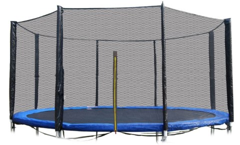 Siatka zewnętrzna do trampoliny 12 ft 8 słupków 366cm Siatka zewnętrzna do trampoliny 12 ft 8 słupków 366cm