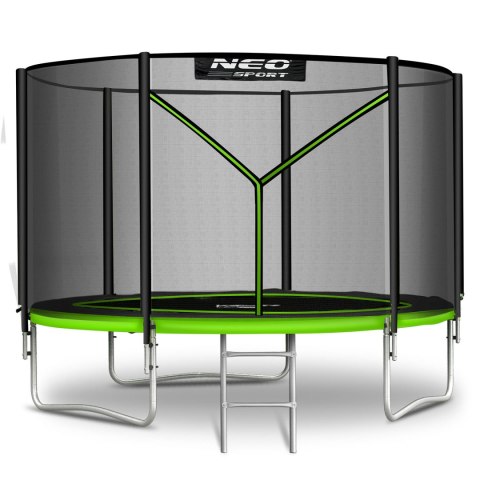 Trampolina ogrodowa 10ft/312cm z siatką zewnętrzną i drabinką Neo-Sport Trampolina ogrodowa 10ft/312cm z siatką zewnętrzną i drabinką Neo-Sport