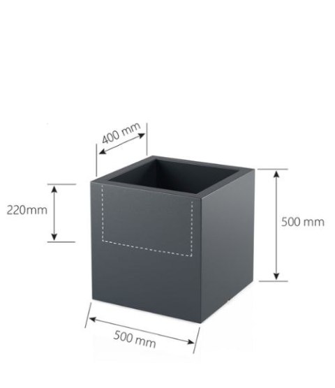 Designerska donica MONUMO PIXEL POT Antracyt Designerska donica MONUMO PIXEL POT Antracyt