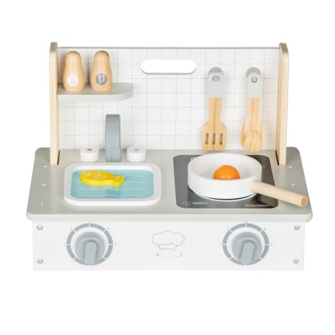 Drewniana kuchenka z akcesoriami mini kuchnia ECOTOYS Drewniana kuchenka z akcesoriami mini kuchnia ECOTOYS