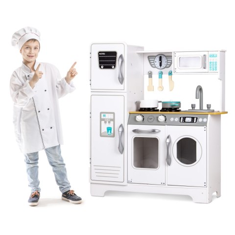 Drewniana kuchnia z akcesoriami dla dzieci ECOTOYS Drewniana kuchnia z akcesoriami dla dzieci ECOTOYS
