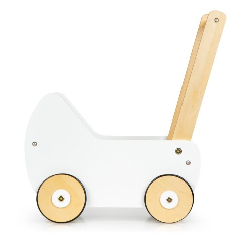 Drewniany wózek dla lalek pchacz chodzik ECOTOYS Drewniany wózek dla lalek pchacz chodzik ECOTOYS