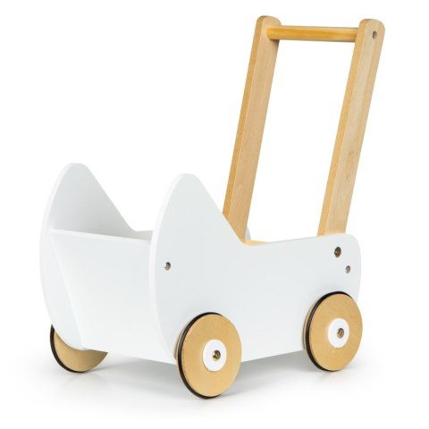 Drewniany wózek dla lalek pchacz chodzik ECOTOYS Drewniany wózek dla lalek pchacz chodzik ECOTOYS