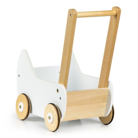Drewniany wózek dla lalek pchacz chodzik ECOTOYS Drewniany wózek dla lalek pchacz chodzik ECOTOYS