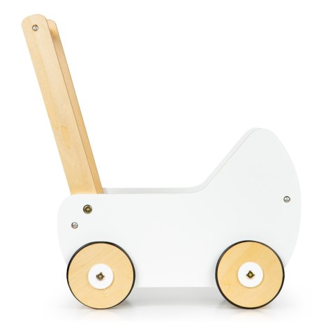 Drewniany wózek dla lalek pchacz chodzik ECOTOYS Drewniany wózek dla lalek pchacz chodzik ECOTOYS