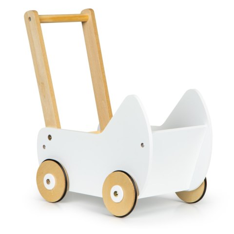 Drewniany wózek dla lalek pchacz chodzik ECOTOYS Drewniany wózek dla lalek pchacz chodzik ECOTOYS