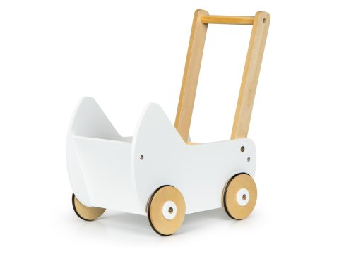 Drewniany wózek dla lalek pchacz chodzik ECOTOYS Drewniany wózek dla lalek pchacz chodzik ECOTOYS