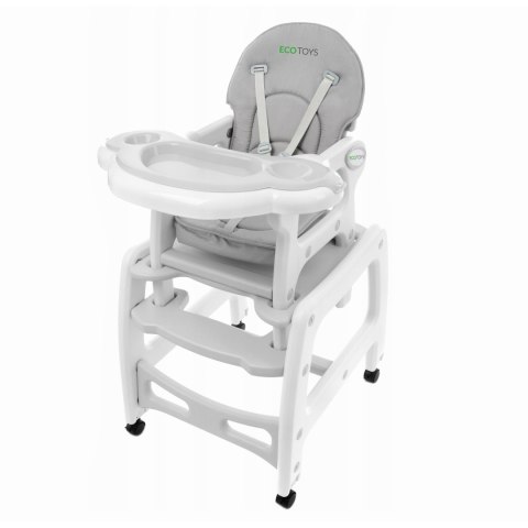 Fotelik krzesełko do karmienia 3w1 bujany fotel krzeseło ze stoliczkiem ECOTOYS Fotelik krzesełko do karmienia 3w1 bujany fotel krzeseło ze stoliczkiem ECOTOYS