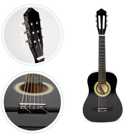 Gitara dla dzieci duża drewniana 6 strun ECOTOYS Gitara dla dzieci duża drewniana 6 strun ECOTOYS