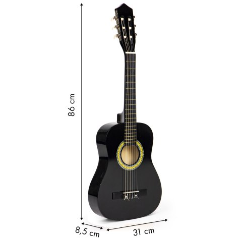 Gitara dla dzieci duża drewniana 6 strun ECOTOYS Gitara dla dzieci duża drewniana 6 strun ECOTOYS