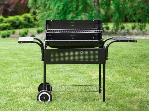 Grill ogrodowy metalowe półki regulacja rusztu koła MultiGarden Grill ogrodowy metalowe półki regulacja rusztu koła MultiGarden