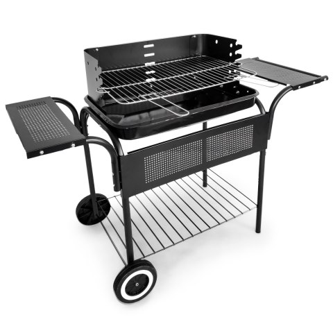 Grill ogrodowy metalowe półki regulacja rusztu koła MultiGarden Grill ogrodowy metalowe półki regulacja rusztu koła MultiGarden