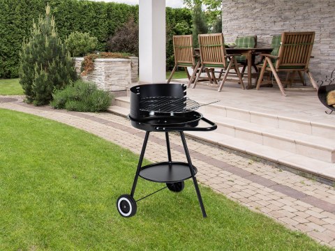 Grill ogrodowy okrągły ruszt z regulacją wysokości rusztu MultiGarden Grill ogrodowy okrągły ruszt z regulacją wysokości rusztu MultiGarden