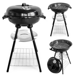Grill ogrodowy z pokrywą otwór wentylacyjny popielnik półka MultiGarden