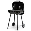 Grill węglowy ogrodowy z pokrywą na zawiasach + kółka MultiGarden