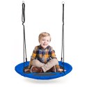 Huśtawka ogrodowa bocianie gniazdo 100cm ECOTOYS niebieska