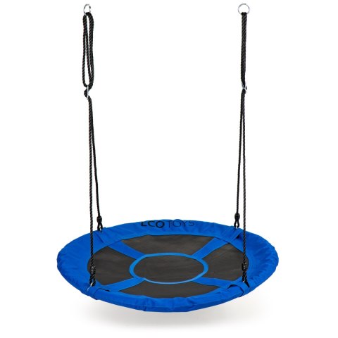Huśtawka ogrodowa bocianie gniazdo 100cm ECOTOYS niebieska Huśtawka ogrodowa bocianie gniazdo 100cm ECOTOYS niebieska