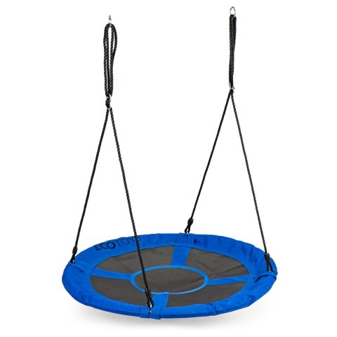 Huśtawka ogrodowa bocianie gniazdo 100cm ECOTOYS niebieska Huśtawka ogrodowa bocianie gniazdo 100cm ECOTOYS niebieska