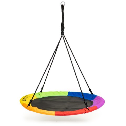 Huśtawka ogrodowa bocianie gniazdo 100cm ECOTOYS wielokolorowa Huśtawka ogrodowa bocianie gniazdo 100cm ECOTOYS wielokolorowa
